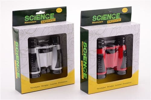 Jumelles Science Explorer dans une boîte tactile ouverte